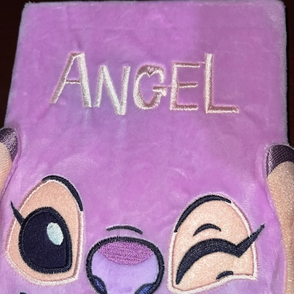 Angel notebook pink Disney stitch angel notebook new soft pink cute soft